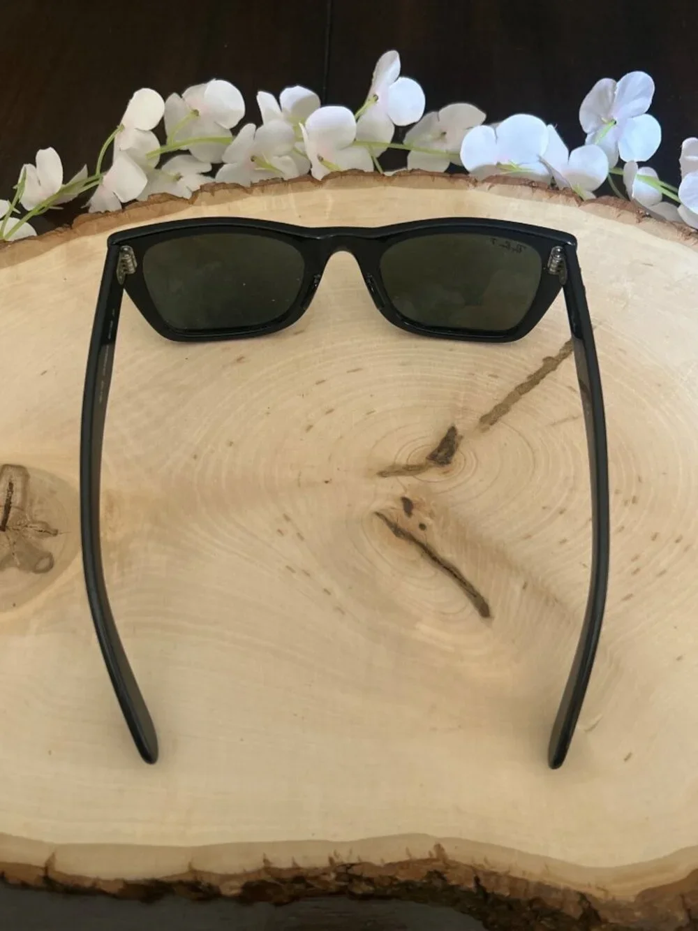 Ray-Ban Wayfarer Polarized Sunglasses Black Frame Men Women Classic Style RB4148 - Picture 5 of 11